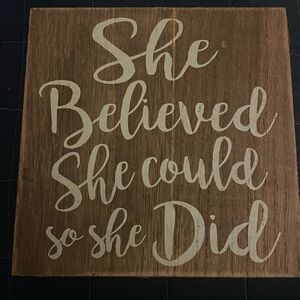 Inspirational Brown and White Wall Art